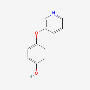 molecular formula C11H9NO2 B2968253 4-(Pyridin-3-yloxy)phenol CAS No. 85633-52-9