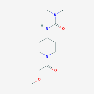 3-[1-(2-Methoxyacetyl)piperidin-4-yl]-1,1-dimethylurea