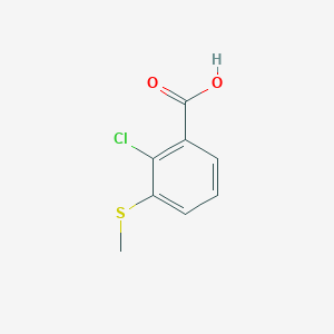 molecular formula C8H7ClO2S B2968262 2-氯-3-(甲硫基)苯甲酸 CAS No. 1805648-85-4