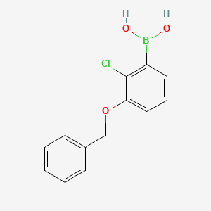 molecular formula C13H12BClO3 B2968265 3-(Benzyloxy)-2-chlorophenylboronic acid CAS No. 2377611-50-0
