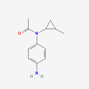 N-(4-aminophenyl)-N-(2-methylcyclopropyl)acetamide