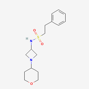 N-[1-(Oxan-4-yl)azetidin-3-yl]-2-phenylethanesulfonamide