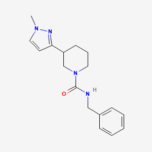 N-benzyl-3-(1-methyl-1H-pyrazol-3-yl)piperidine-1-carboxamide