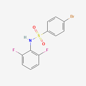 4-bromo-N-(2,6-difluorophenyl)benzenesulfonamide