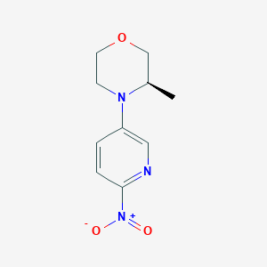 (3R)-3-methyl-4-(6-nitro-3-pyridyl)morpholine