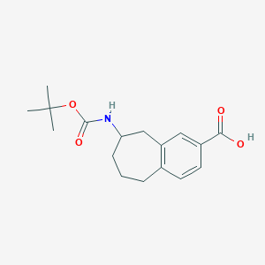 6-[(2-Methylpropan-2-yl)oxycarbonylamino]-6,7,8,9-tetrahydro-5H-benzo[7]annulene-3-carboxylic acid