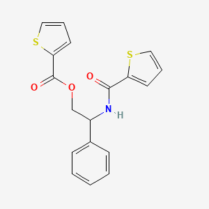 2-Phenyl-2-[(2-thienylcarbonyl)amino]ethyl 2-thiophenecarboxylate