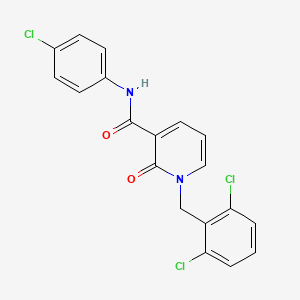 N-(4-chlorophenyl)-1-(2,6-dichlorobenzyl)-2-oxo-1,2-dihydro-3-pyridinecarboxamide