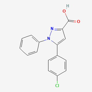 5-(4-chlorophenyl)-1-phenyl-1H-pyrazole-3-carboxylic acid