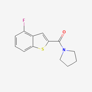 (4-Fluoro-1-benzothiophen-2-yl)(1-pyrrolidinyl)methanone