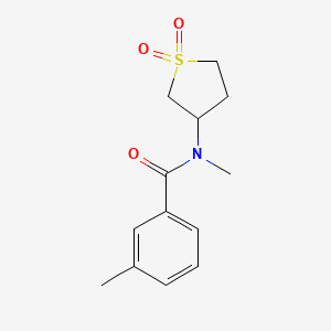 N-(1,1-dioxidotetrahydrothiophen-3-yl)-N,3-dimethylbenzamide