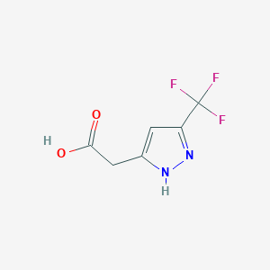 2-(5-(Trifluoromethyl)-1H-pyrazol-3-yl)acetic acid
