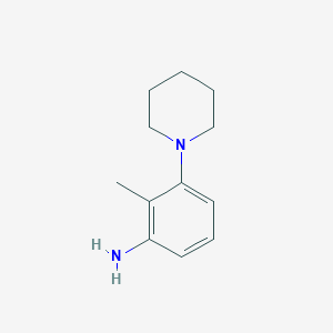 molecular formula C12H18N2 B2968386 2-甲基-3-(哌啶-1-基)苯胺 CAS No. 886494-86-6