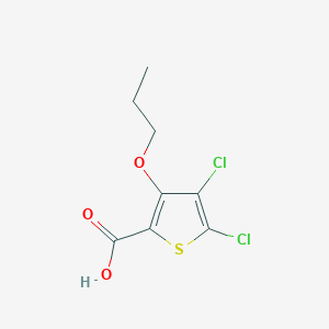 4,5-Dichloro-3-propoxythiophene-2-carboxylic acid