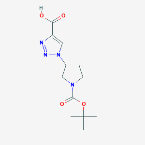 1-{1-[(tert-butoxy)carbonyl]pyrrolidin-3-yl}-1H-1,2,3-triazole-4-carboxylic acid