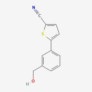 3-(5-Cyanothiophen-2-yl)benzyl alcohol