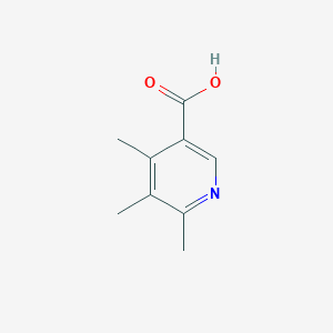 molecular formula C9H11NO2 B2968447 4,5,6-三甲基吡啶-3-羧酸 CAS No. 1083317-26-3