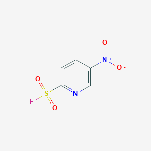 molecular formula C5H3FN2O4S B2968506 5-硝基吡啶-2-磺酰氟 CAS No. 1935641-61-4