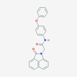 molecular formula C25H18N2O3 B296851 2-(2-oxobenzo[cd]indol-1(2H)-yl)-N-(4-phenoxyphenyl)acetamide 