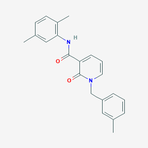 molecular formula C22H22N2O2 B2968517 N-(2,5-二甲基苯基)-1-(3-甲基苄基)-2-氧代-1,2-二氢吡啶-3-甲酰胺 CAS No. 899947-93-4