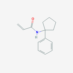 N-(1-phenylcyclopentyl)prop-2-enamide