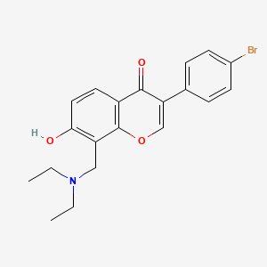 3-(4-bromophenyl)-8-((diethylamino)methyl)-7-hydroxy-4H-chromen-4-one