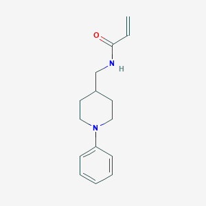 molecular formula C15H20N2O B2968536 N-[(1-Phenylpiperidin-4-yl)methyl]prop-2-enamide CAS No. 2191110-19-5