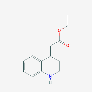 Ethyl 2-(1,2,3,4-tetrahydroquinolin-4-YL)acetate