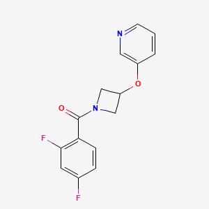 (2,4-Difluorophenyl)(3-(pyridin-3-yloxy)azetidin-1-yl)methanone
