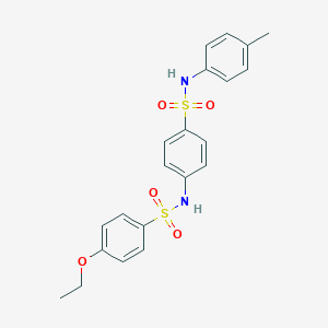 molecular formula C21H22N2O5S2 B296862 4-ethoxy-N-[4-(4-toluidinosulfonyl)phenyl]benzenesulfonamide 