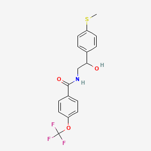 N-(2-hydroxy-2-(4-(methylthio)phenyl)ethyl)-4-(trifluoromethoxy)benzamide