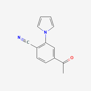 4-acetyl-2-(1H-pyrrol-1-yl)benzenecarbonitrile