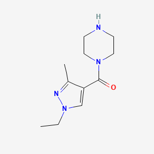 (1-Ethyl-3-methylpyrazol-4-yl)-piperazin-1-ylmethanone