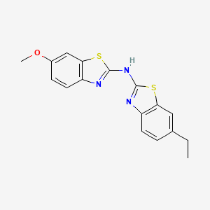 6-ethyl-N-(6-methoxybenzo[d]thiazol-2-yl)benzo[d]thiazol-2-amine