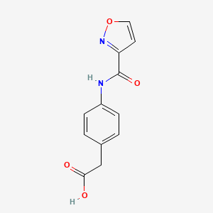 2-[4-(1,2-Oxazole-3-amido)phenyl]acetic acid