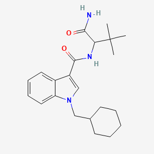 N-(1-Amino-3,3-dimethyl-1-oxobutan-2-yl)-1-(cyclohexylmethyl)indole-3-carboxamide