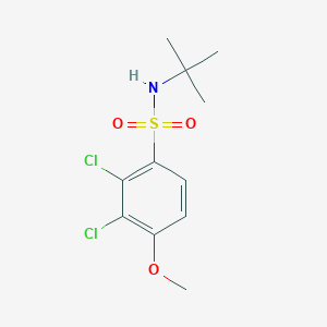 molecular formula C11H15Cl2NO3S B296868 N-tert-butyl-2,3-dichloro-4-methoxybenzenesulfonamide 
