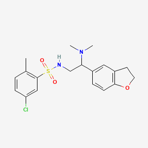 5-chloro-N-(2-(2,3-dihydrobenzofuran-5-yl)-2-(dimethylamino)ethyl)-2-methylbenzenesulfonamide