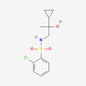 2-chloro-N-(2-cyclopropyl-2-hydroxypropyl)benzenesulfonamide