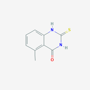 5-methyl-2-sulfanylidene-1,2,3,4-tetrahydroquinazolin-4-one