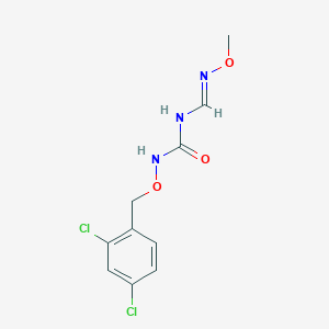 N-[(2,4-dichlorobenzyl)oxy]-N-[(methoxyimino)methyl]urea