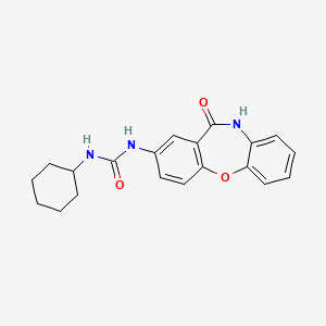 1-Cyclohexyl-3-(11-oxo-10,11-dihydrodibenzo[b,f][1,4]oxazepin-2-yl)urea