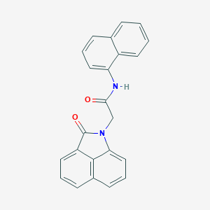 molecular formula C23H16N2O2 B296878 N-(1-naphthyl)-2-(2-oxobenzo[cd]indol-1(2H)-yl)acetamide 