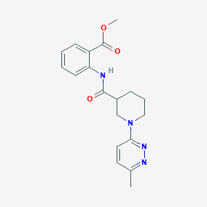 Methyl 2-(1-(6-methylpyridazin-3-yl)piperidine-3-carboxamido)benzoate