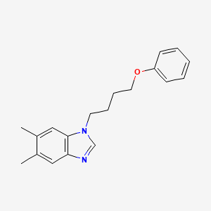 5,6-Dimethyl-1-(4-phenoxybutyl)benzimidazole