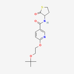 6-(2-(tert-butoxy)ethoxy)-N-(2-oxotetrahydrothiophen-3-yl)nicotinamide