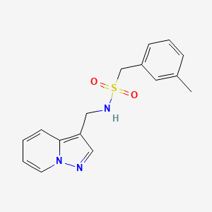 N-(pyrazolo[1,5-a]pyridin-3-ylmethyl)-1-(m-tolyl)methanesulfonamide