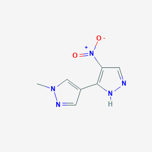 1'-methyl-4-nitro-1H,1'H-3,4'-bipyrazole