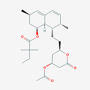 molecular formula C27H40O6 B029690 乙酰辛伐他汀 CAS No. 145576-25-6