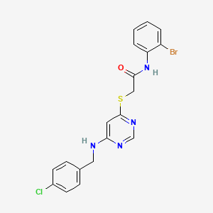 molecular formula C19H16BrClN4OS B2969004 2-{4-[(4-Methylpiperazin-1-yl)carbonyl]phenyl}-3-pyrrolidin-1-ylpyrazine CAS No. 1116047-72-3